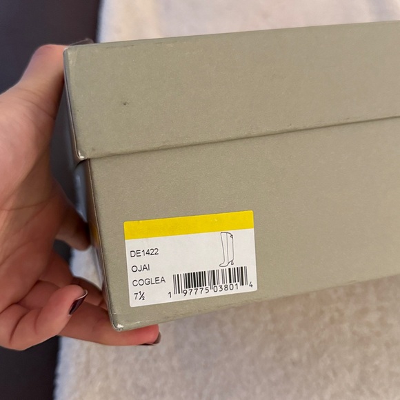 DEE OCLEPPO Ojai Knee High Boot In Cognac Leather Tan Knee-High Women's Boots - Picture 15 of 15